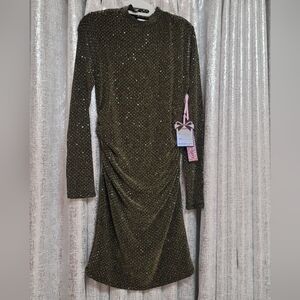 Elegant Black Sequin Dress